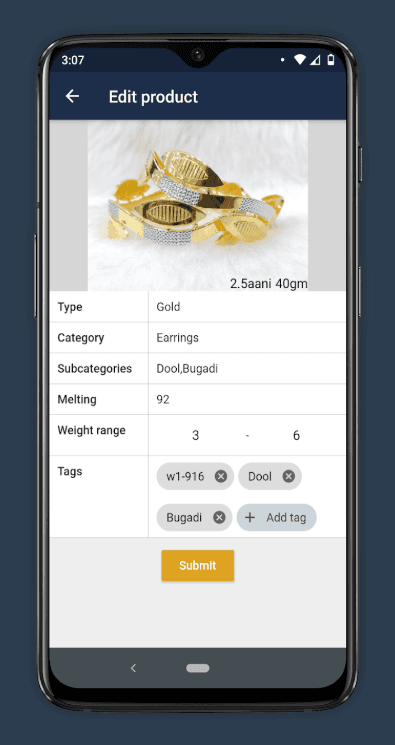 Seller app screen 4