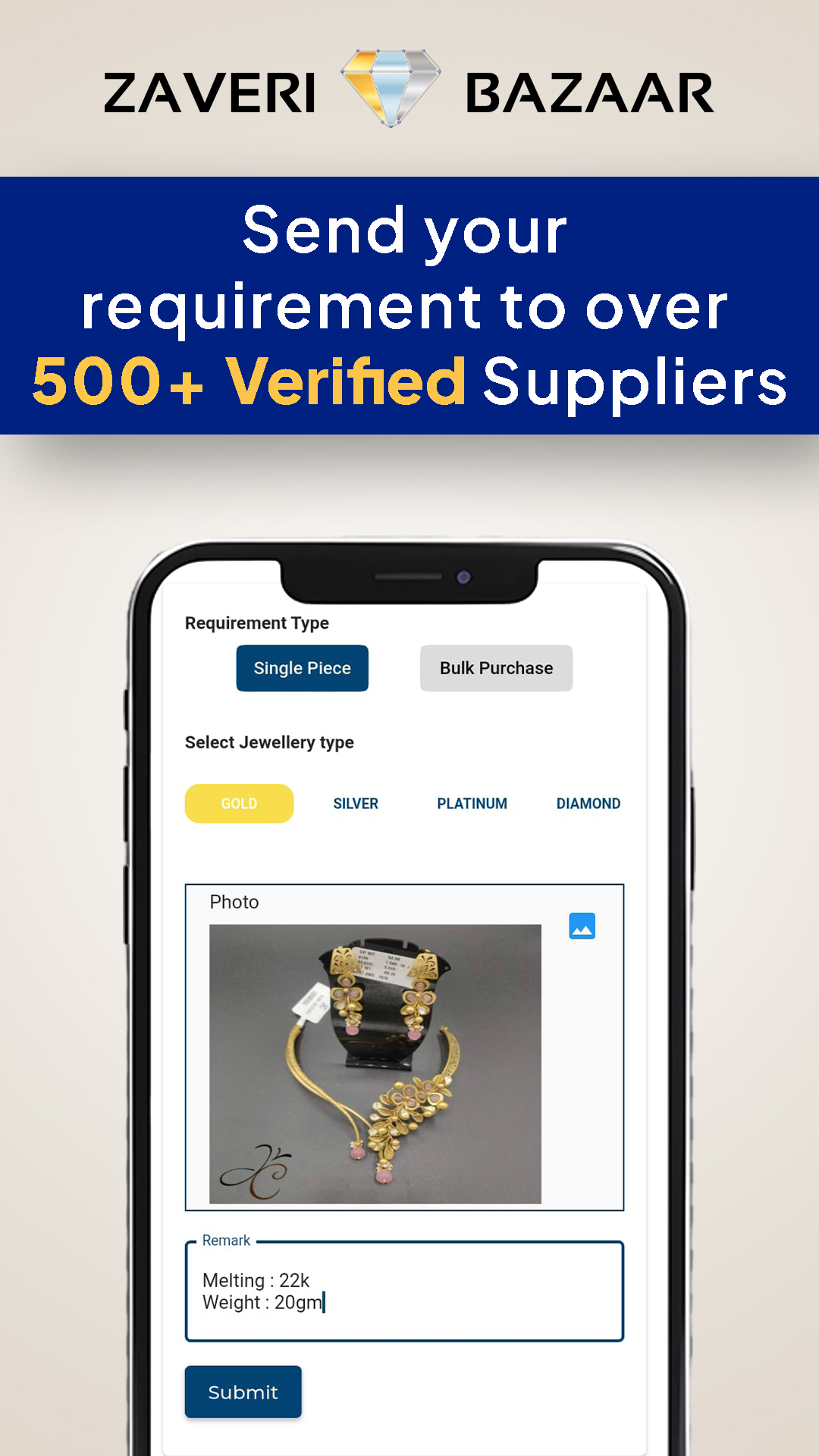 Buyer app screen 3